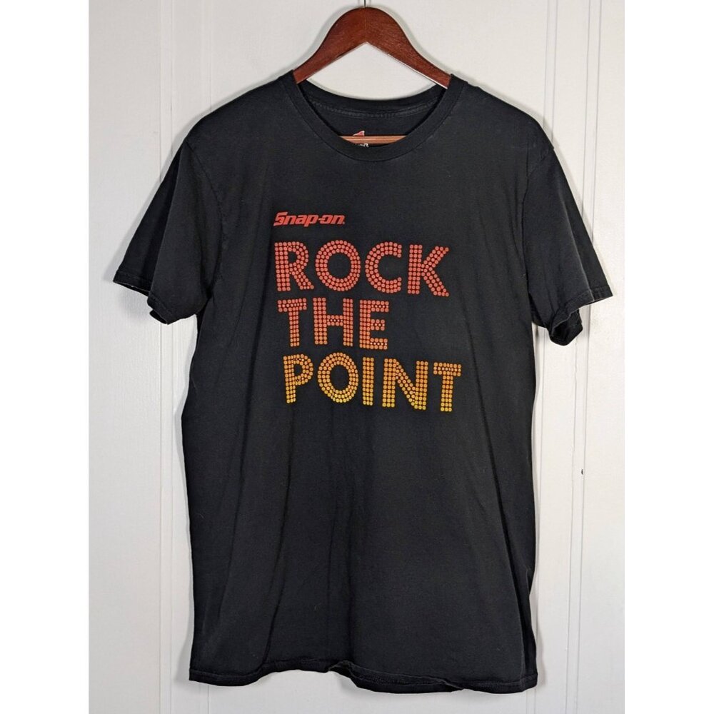 ZZ Top Snap-On Tools 2012 Rock The Point Las Vegas Shirt Size XL Black Orange